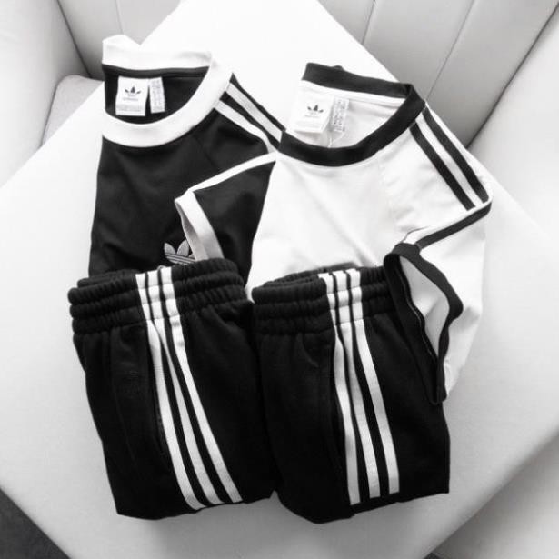 Bộ quần áo thể thao nam thun cao cấp, bộ adidas nam mùa hè cộc tay thun lạnh năng động tracksuit  ཾ  ྇