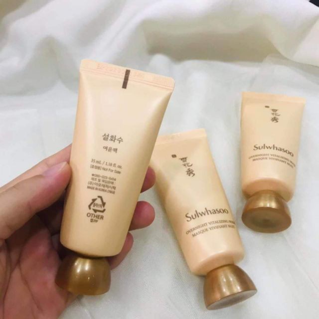 SIZE MINI 35ML - MẶT NẠ NGỦ DƯỠNG ẨM SULWHASOO OVERNIGHT VITALIZING MASK 35ML CHÍNH HÃNG - 8897