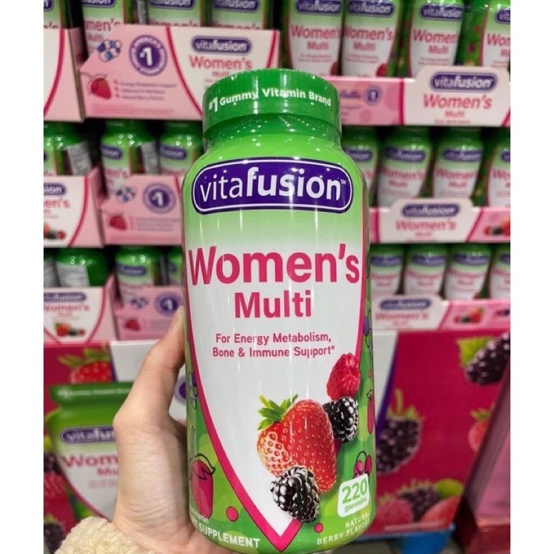 🇺🇸🇺🇸 SALE KẸO DẺO VITAMIN VITAFUSION WOMEN’S (date 01/2025)