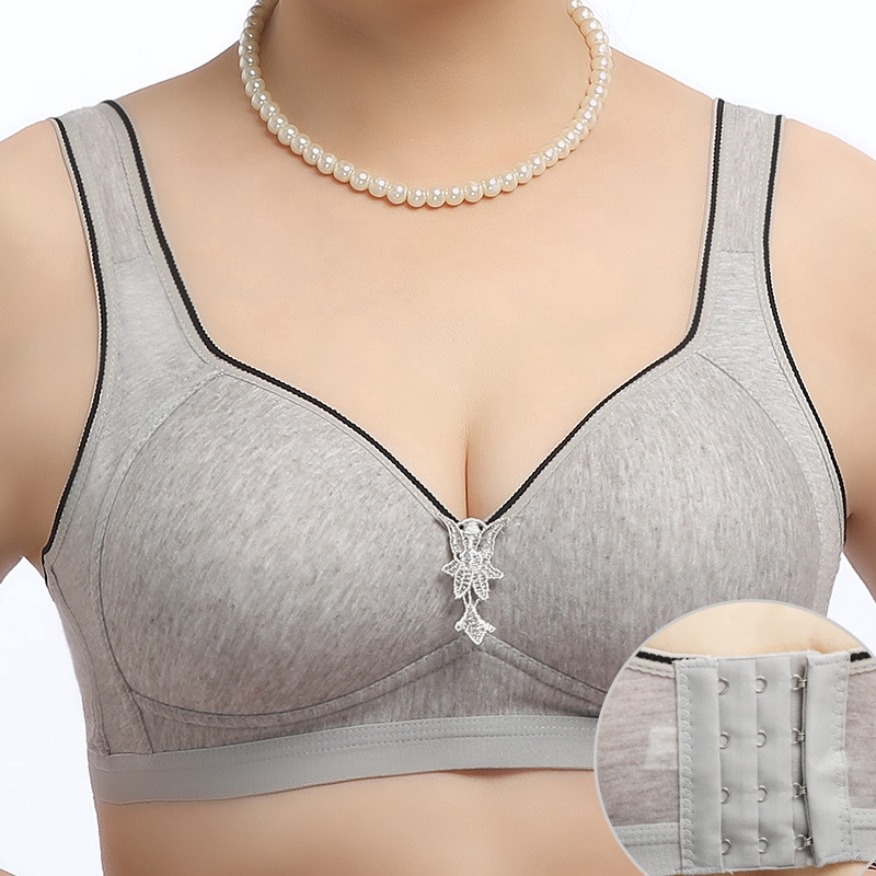 Áo ngực cotton không gọng thoải mái dành cho phụ nữ trung niên