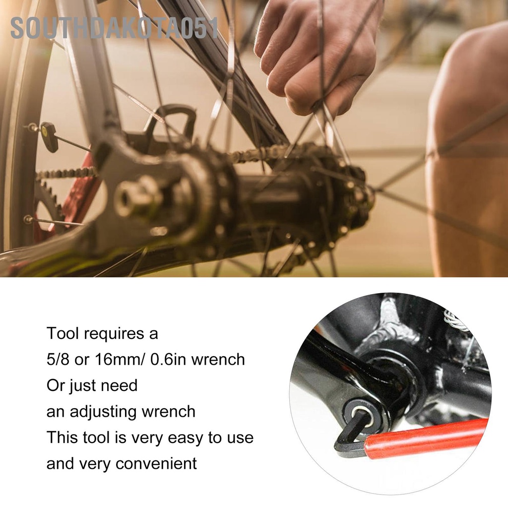 Southdakota051 Bộ chiết bánh xe đạp Crankset thực tế cho