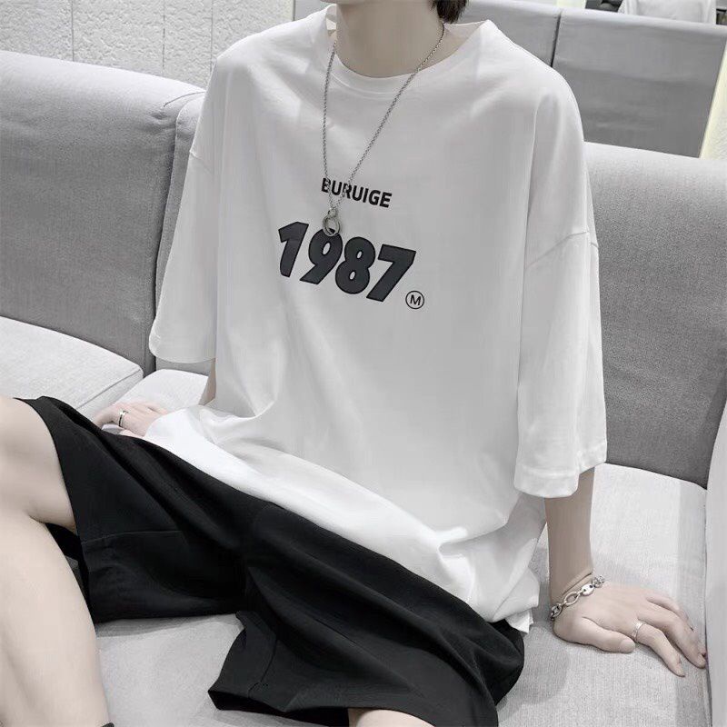 Áo thun nam nữ form rộng, áo phông lỡ tay