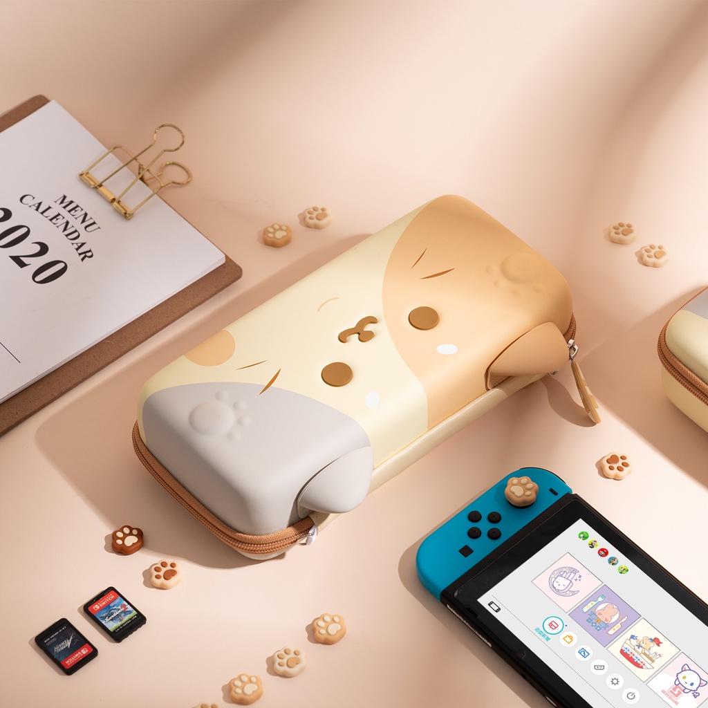 Túi Đựng Máy Chơi Game Nintendo Switch Và Switch OLED Hình Mèo Dễ Thương
