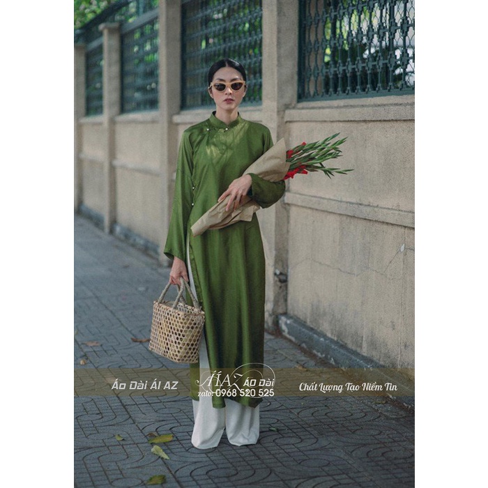 Áo Dài Cách Tân Nữ Dáng Suông Tay Dài LD25