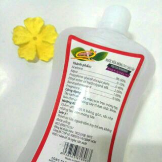 Nước rửa móng tay cao cấp không pha , 500ml .