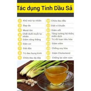 Tinh dầu Sả nguyên chất 500ml