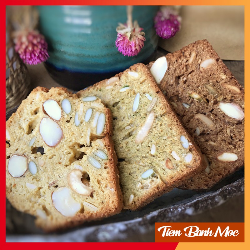 Bánh Ăn Kiêng 🍪 GIẢM CÂN 🍪 Biscotti Nguyên Cám Mix 3 vị 250gr - Vani, Matcha, Cacao | BigBuy360 - bigbuy360.vn