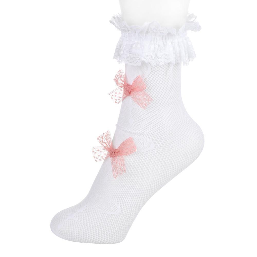 Tất Lưới Đính Nơ Siêu Mỏng Thời Trang Nữ Tính