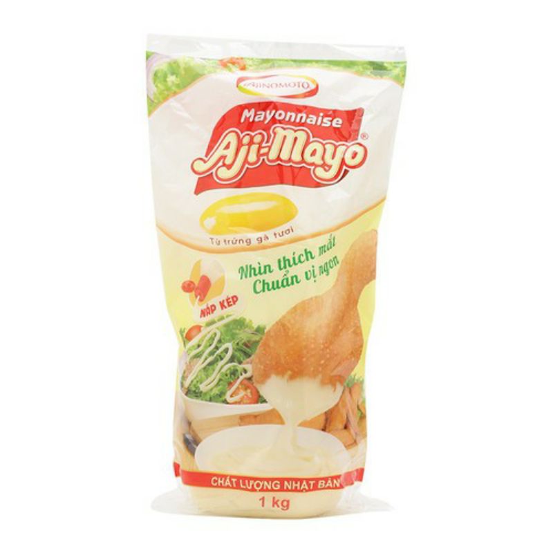 Sốt mayonnaise Aji-Mayo Ajinomoto hộp 1kg