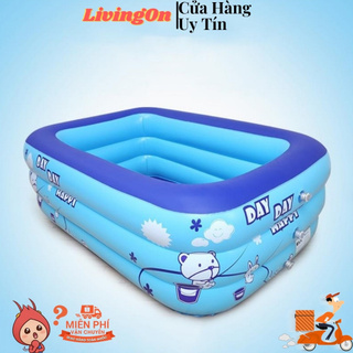 Hồ Bơi Phao Trẻ Em Trong Nhà Hình Chữ Nhật Kích Thước 210cm