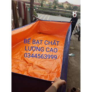 Bể bạt nuôi ốc, ếch, lươn, cá, đủ kích thước chất liệu bạt PVC dày dặn có thể làm bể bơi cho trẻ