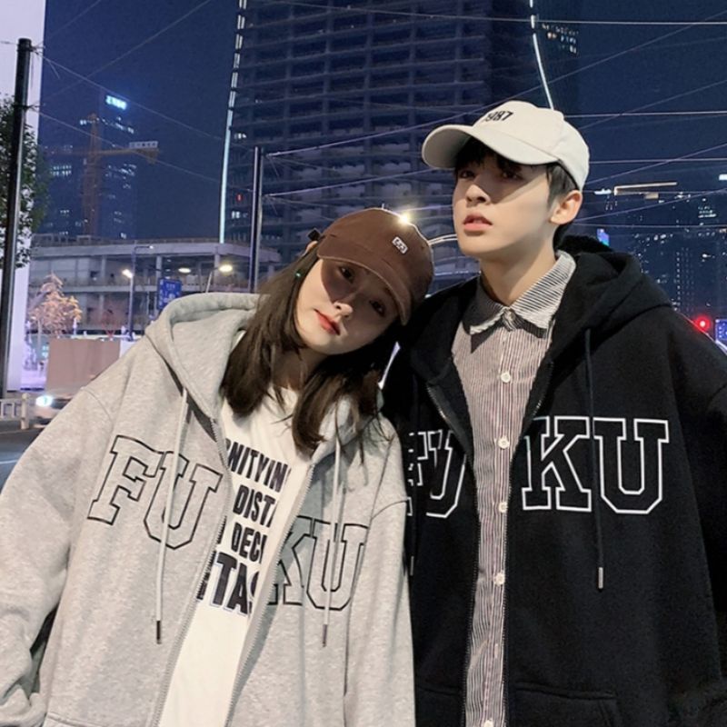 Áo hoodie nam nữ,Áo sweater nỉ nam nữ from rộng Unisex chất nỉ ngoại siêu dày dặn in chữ FUKU