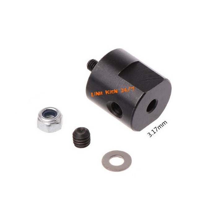 Đầu Trục Kẹp Lưỡi Cưa Lưỡi Cắt M3 Trục 3.17mm
