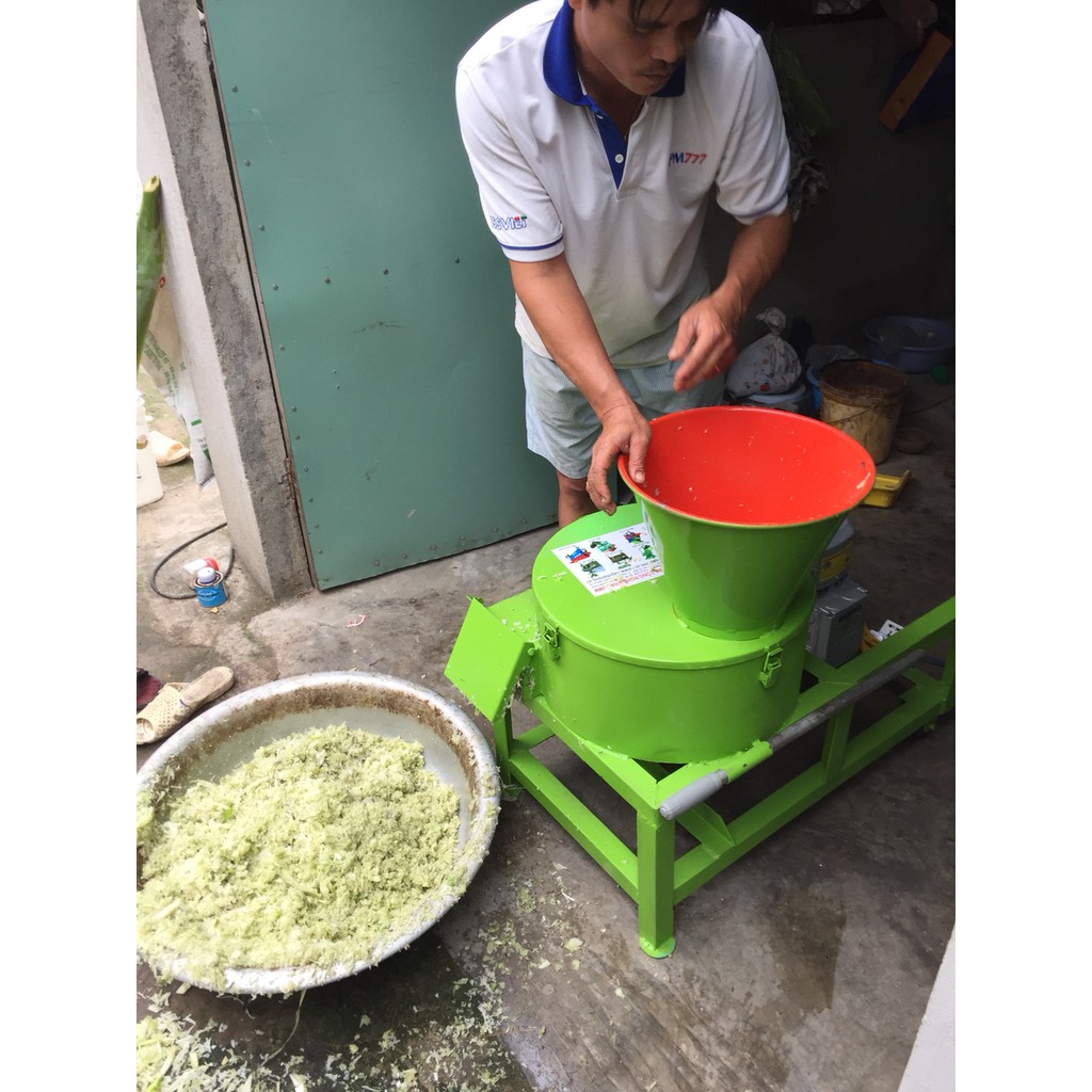 Máy băm chuối băm cỏ đa năng okasu mới nhất 2019