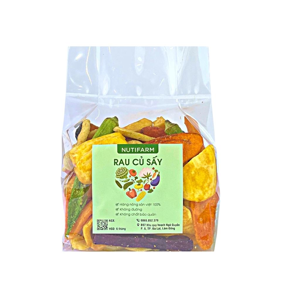 Rau củ sấy, hoa quả sấy khô 250g đặc sản đà lạt