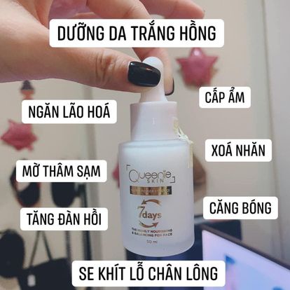 [FreeShip + Tặng Quà] Huyết Thanh 7Day Queenie Skin - Serum Huyết Thanh 7Day Queenie Skin Date 2024