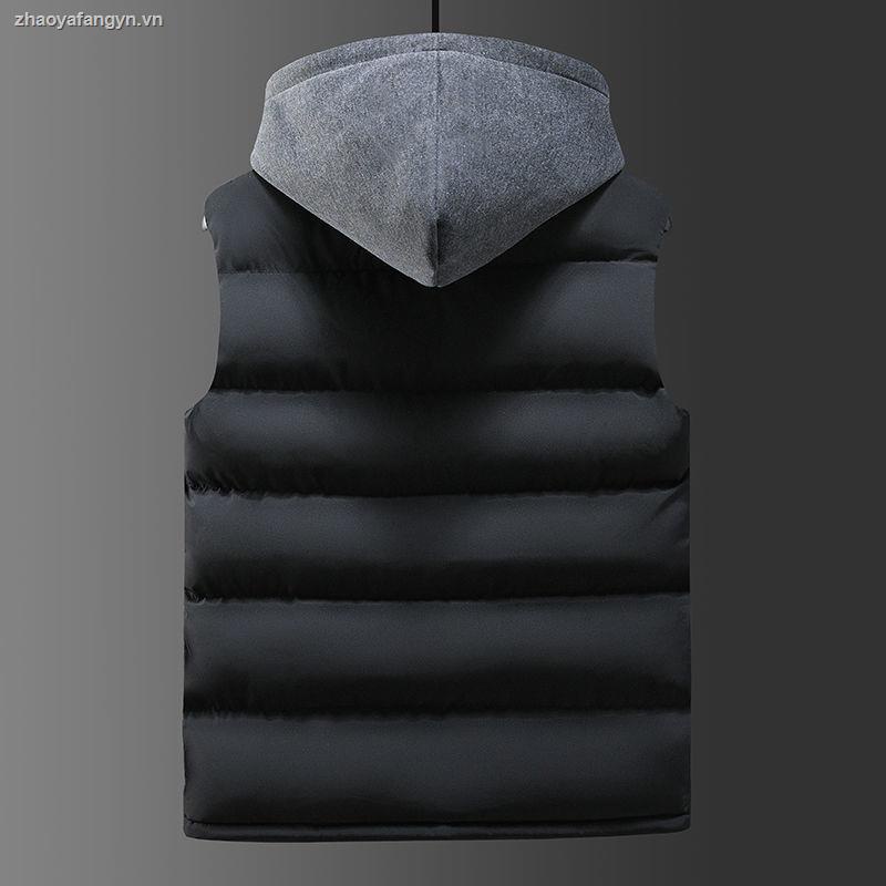 Áo khoác ghi lê cotton dáng ôm thời trang thu đông Hàn Quốc mới 2018 cho nam