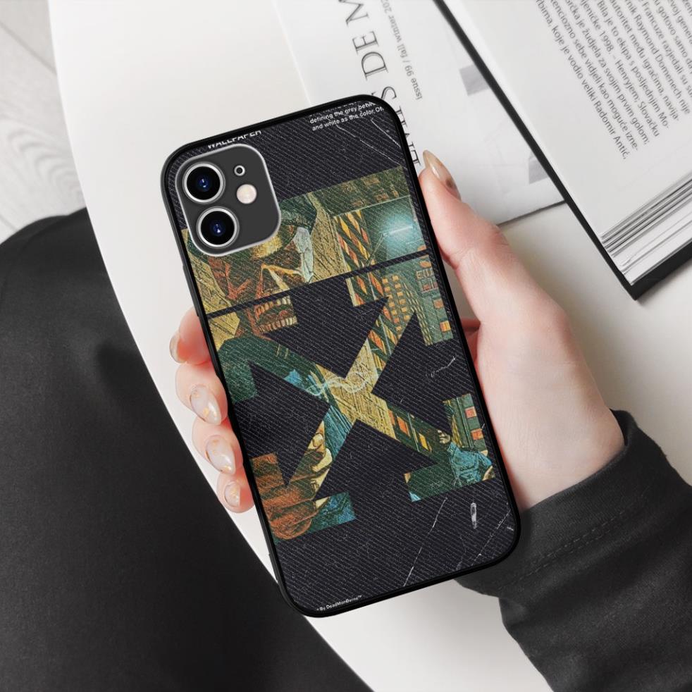 Ốp lưng OFF White SKULL police Kinh dị cho Iphone 5 6 7 8 Plus 11 12 Pro Max X Xr OFFPOD00131