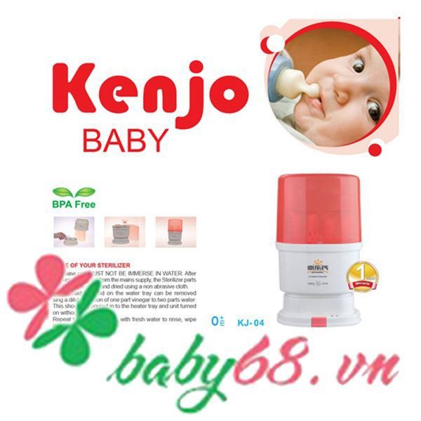 Máy tiệt trùng và hâm nóng bình sữa siêu tốc Kenjo KJ-04