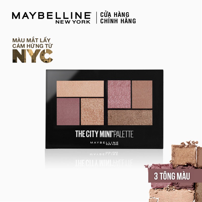 Bảng Phấn Mắt Maybelline 6 Ô The City Mini Palette