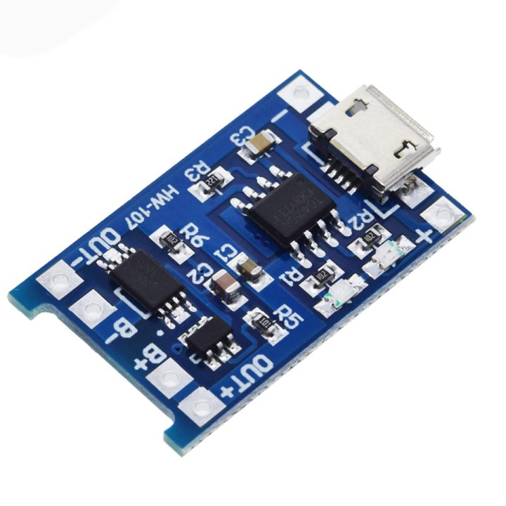 Mạch sạc pin lithium TP4056 có bảo vệ