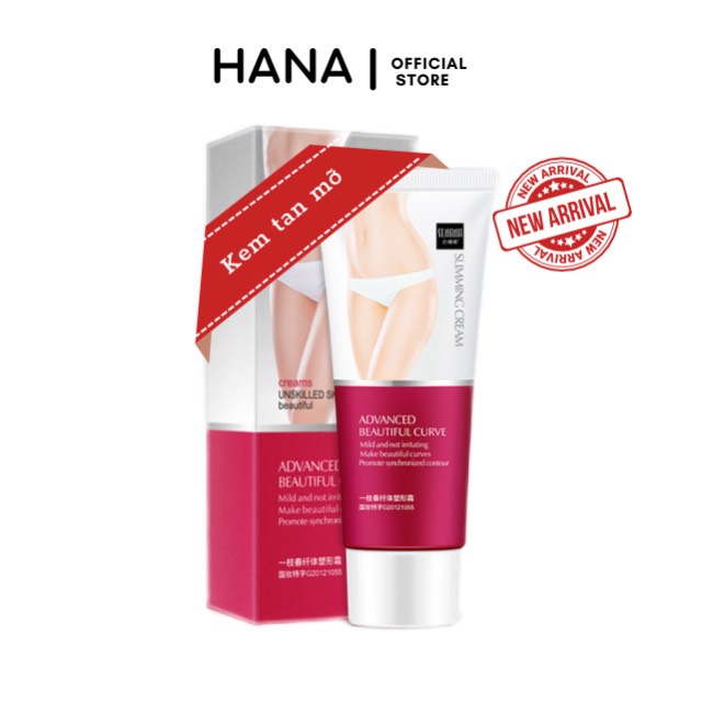 KEM BÔI TAN MỠ bụng, mông, đùi, cánh tay phục hồi da slimming Senana 60g