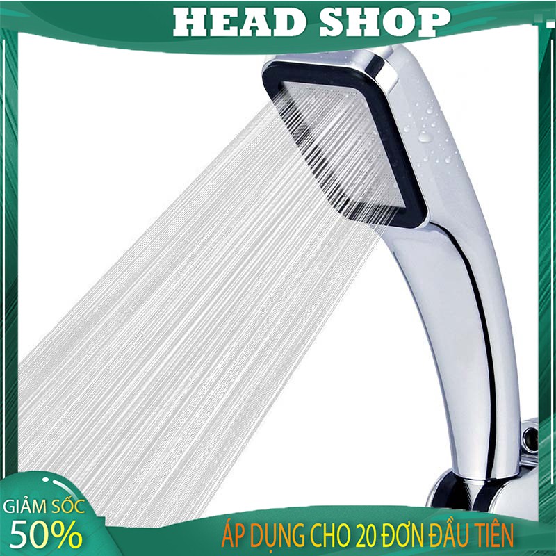 Đầu vòi sen tăng áp 300 lỗ áp suất cao phun tiết kiệm nước cho phòng tắm HEAD SHOP