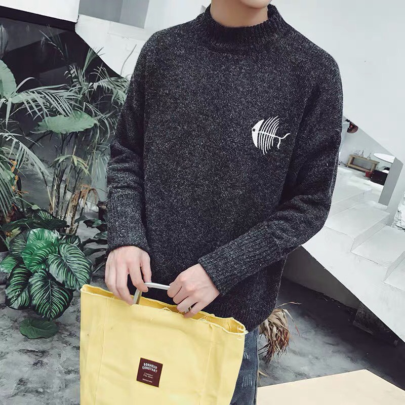 [Có Sẵn] Áo Len Đôi Hình Xương Cá áo len couple | BigBuy360 - bigbuy360.vn