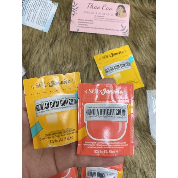 Dưỡng thể SOL Janeiro 7,5ML Dom dia bright cream