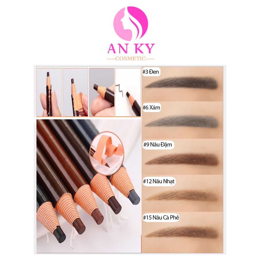 Bút Chì Xé Kẻ Mày (Chì Bóc) Tiện Lợi