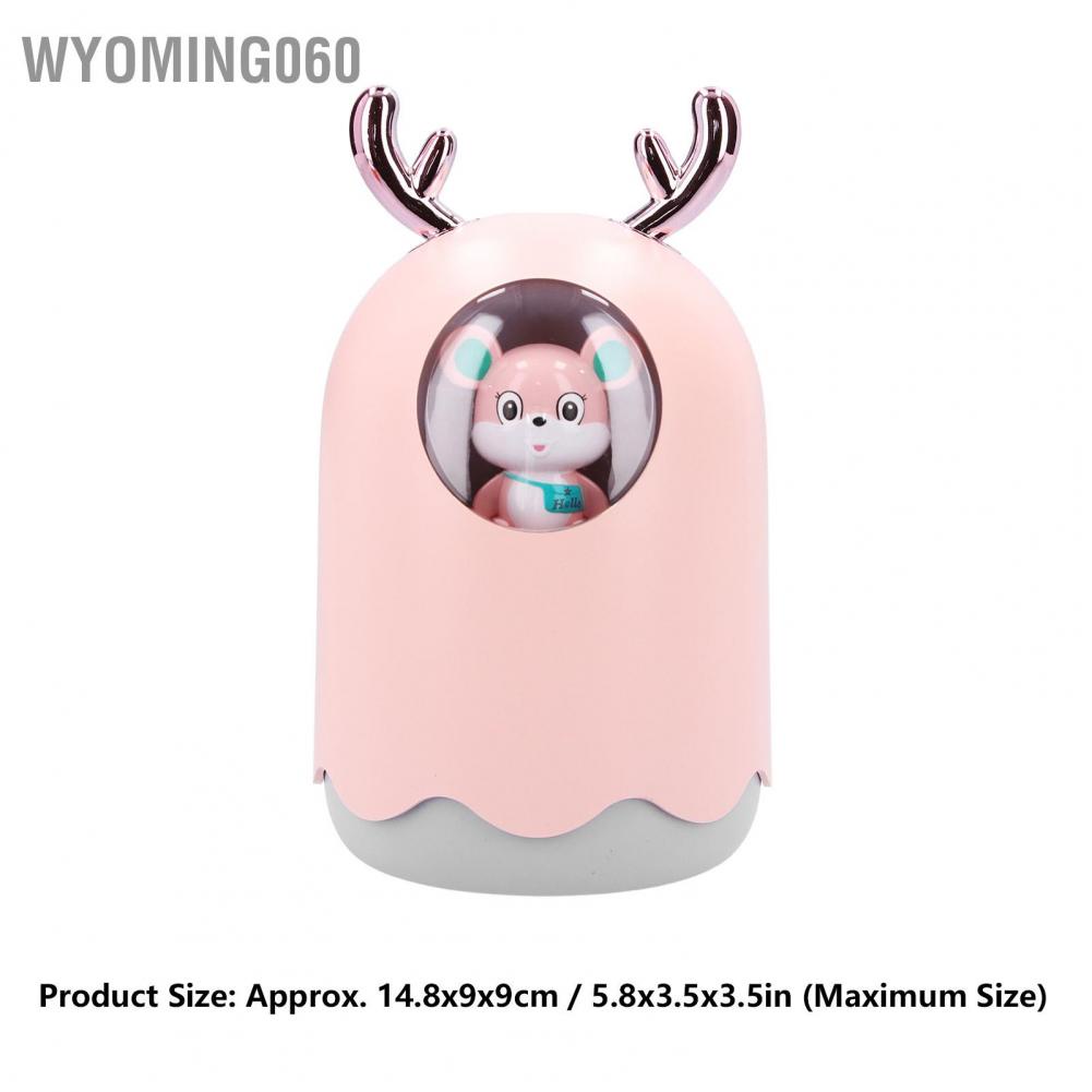 Máy phun sương tạo ẩm kiểu dáng đáng yêu với 2 chế độ phun sương tiện lợi