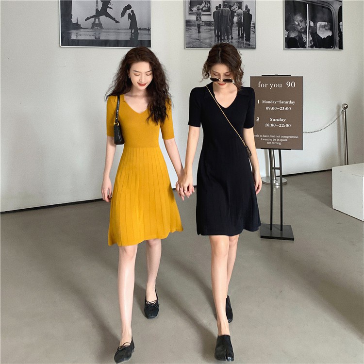 Dress,Korean Floral dress Thin Student dresses High-quality spot Long T-shirt skirts Clear prices