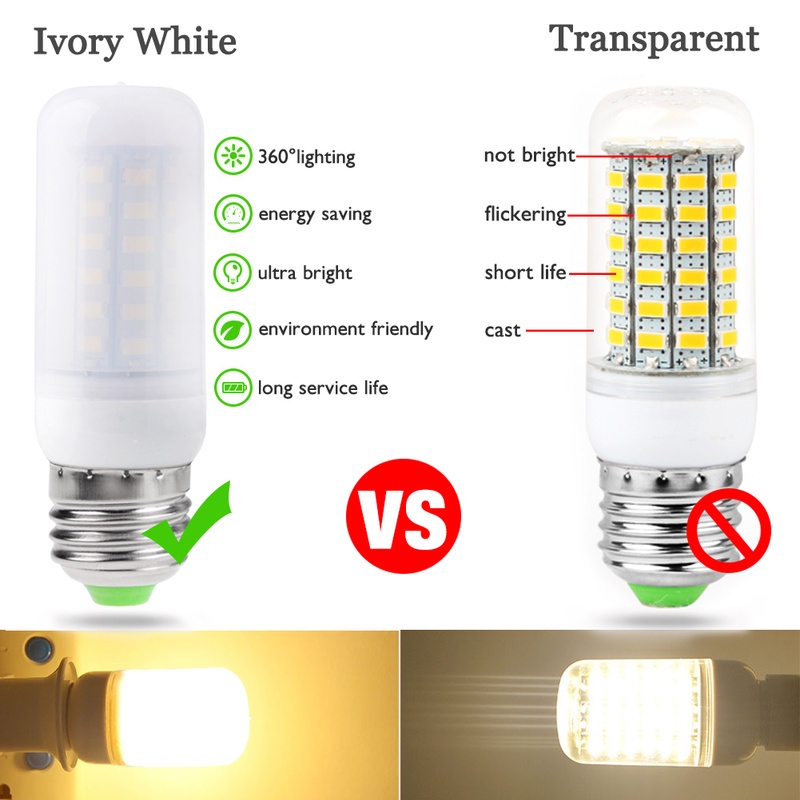 Bóng đèn LED mini E27 AC 220V 12W/ 16W siêu sáng tiện dụng