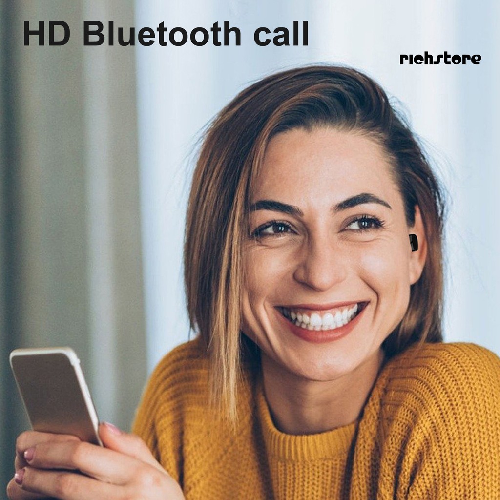 Tai Nghe Bluetooth V5.0 Không Dây Kèm Phụ Kiện