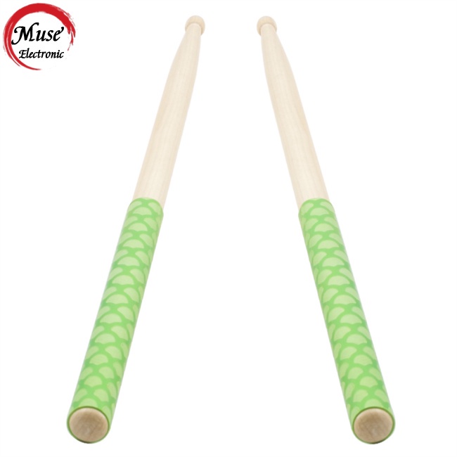 Bộ 2 Vỏ Bọc Bảo Vệ Cây Đánh Trống Họa Tiết Vảy Cá Nhiều Màu Độc Đáo Chống Trượt Tiện Dụng