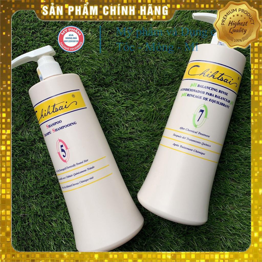 Dầu Gội Xả Phục hồi Số 5 và Số 7 Chihtsai 1000ml