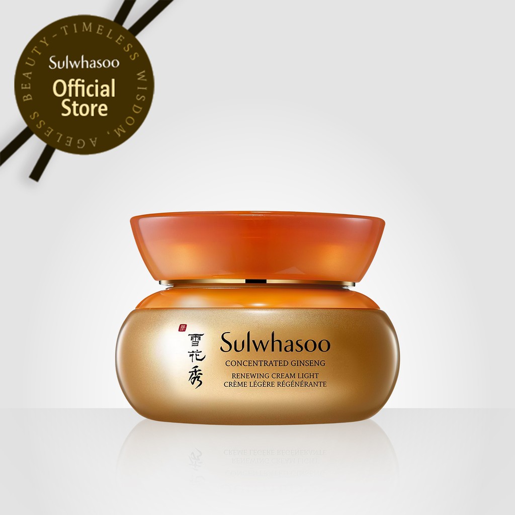 [Mã FMCGMALL -8% đơn 250K] Kem dưỡng Nhân Sâm ngừa lão hóa Sulwhasoo ConcentratedGinsengRenewingCreamLightEx 60ml