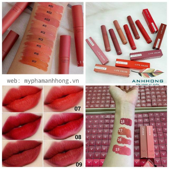 Son Kem Lì It's Skin Life Color Lip Crush Matte