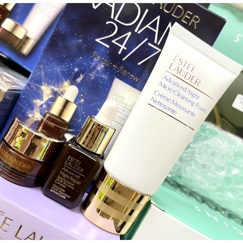 Bộ Dưỡng Da 3 món Estee Lauder Radiant 24/7 Repair + Renew