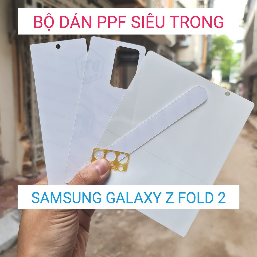 Bộ dán PPF Full cho Samsung Galaxy Z Fold 2