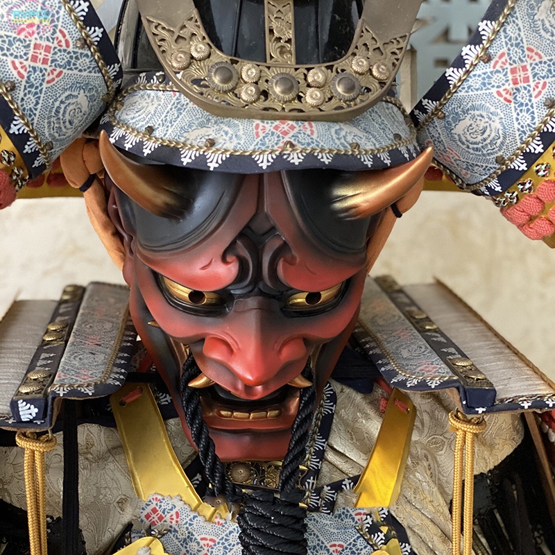 Mặt Nạ Hóa Trang Samurai Uncle Oni Bằng Cao Su