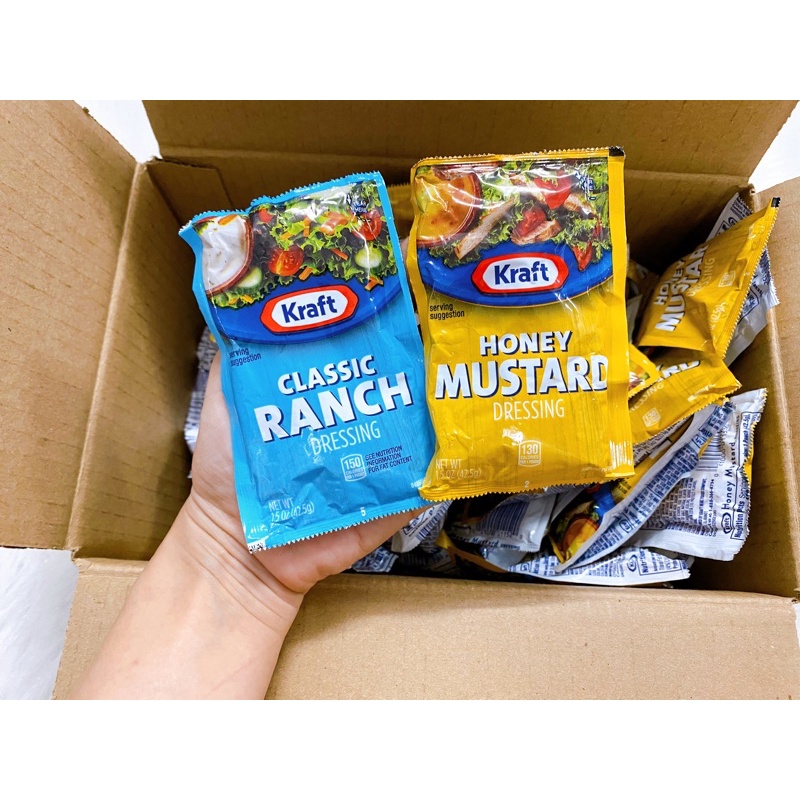 [HÀNG MỸ] Sốt Kraft Ranch Dressing gói 42,5g