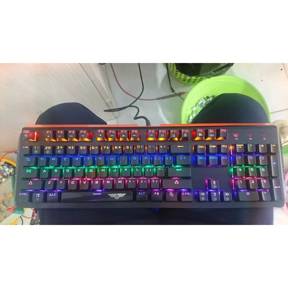 Bàn phím cơ newmen gm368 red switch