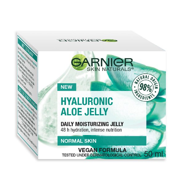 Kem dưỡng da mặt GARNIER SKIN NATURALS HYALURONIC ALOE JELLY, 50ML