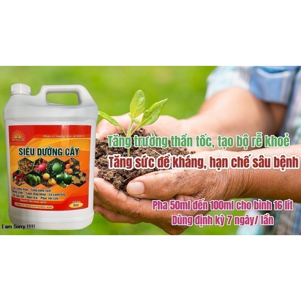 Can tưới Dưỡng Cây 5 lít