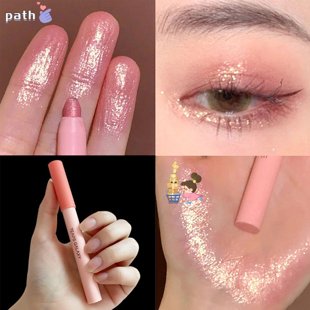 Bút Chì Kẻ Mắt Màu Hồng Lì Bắt Sáng