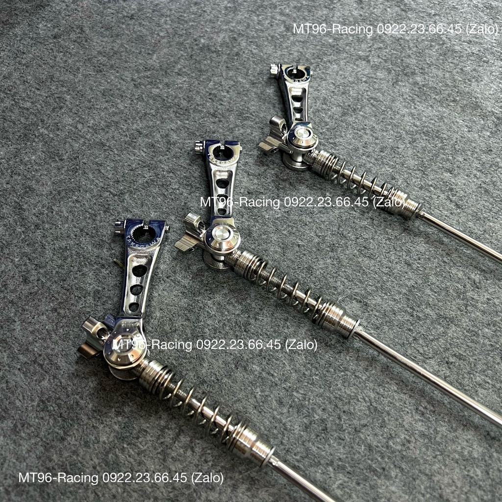 Càng Thắng Takegawa Inox Kèm Đũa Thắng Inox Gắn Wave Dream Future Ex135 Sirius Siêu Bóng Cứng Cáp