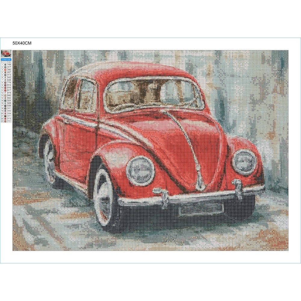 Bộ Tranh Đính Đá Tự Làm 5D DIY Hình Tròn / Vuông Cho Người Lớn