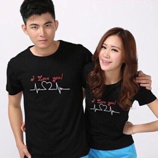 Áo thun cặp nam nữ cổ tròn 450