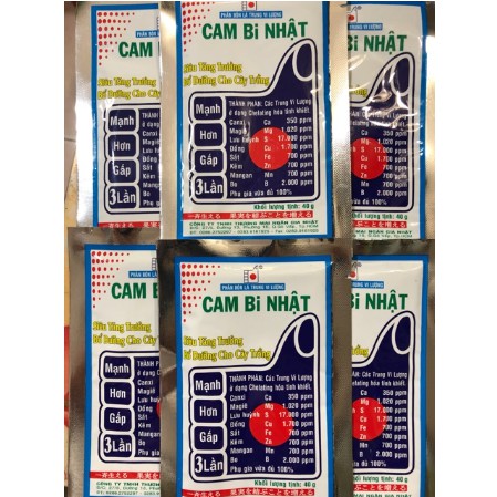 Cam Bi Nhật 308 - Siêu Tăng Trường Cây Trồng - Bổ Sung Vi Lượng - Gói 40Gr